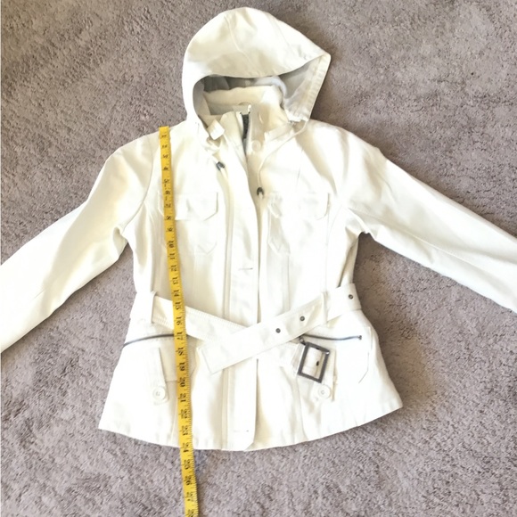 Cat Walk Studio Los Angeles Hooded faux Leather Front Zip Jacket NWOT - Picture 7 of 11
